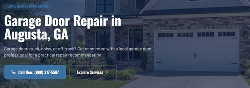 Augusta Garage Door Repair Expands to South Augusta, Fort Eisenhower, and Surrounding Communities