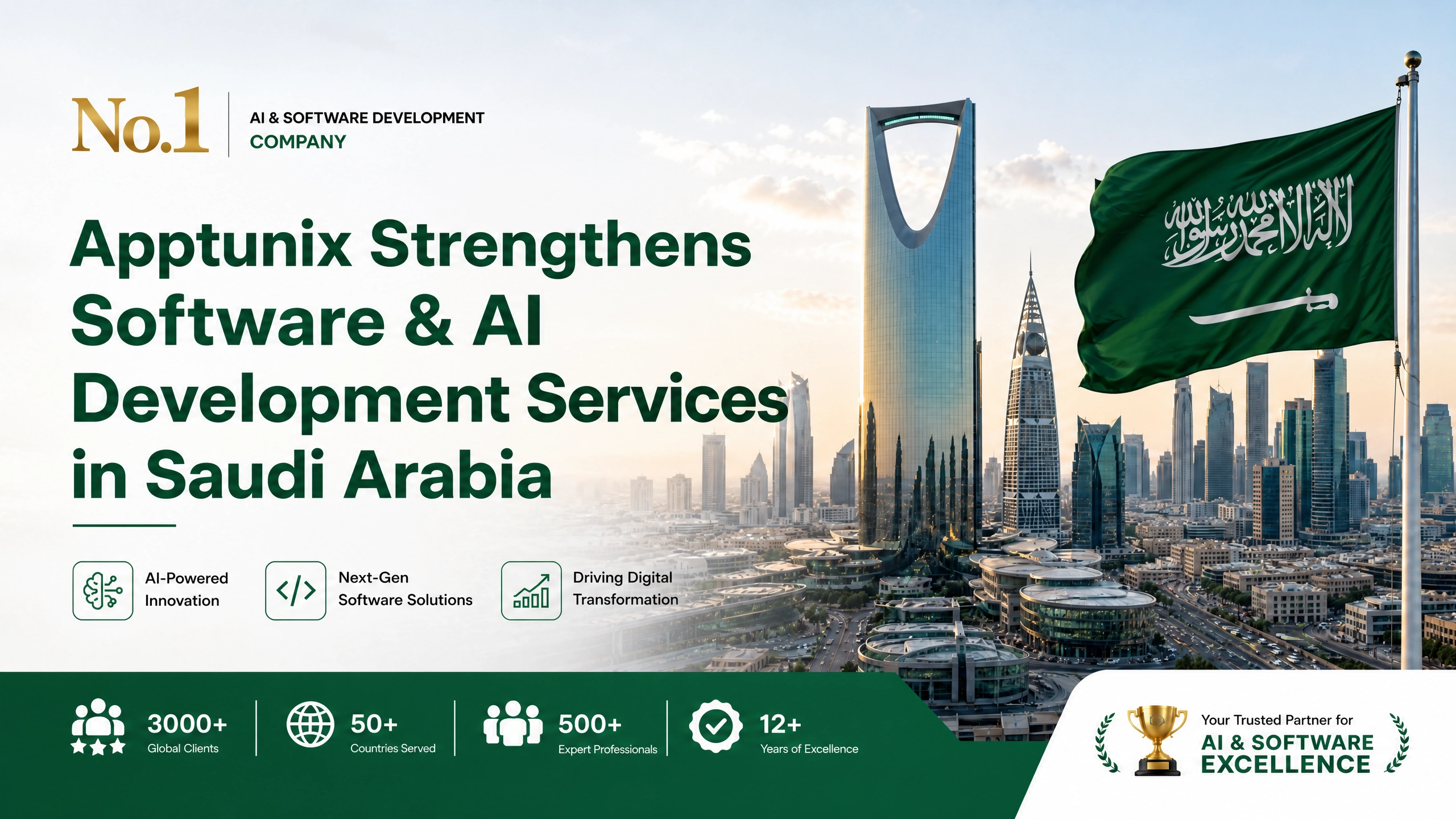 Apptunix Strengthens AI & Software Development Services in Saudi Arabia