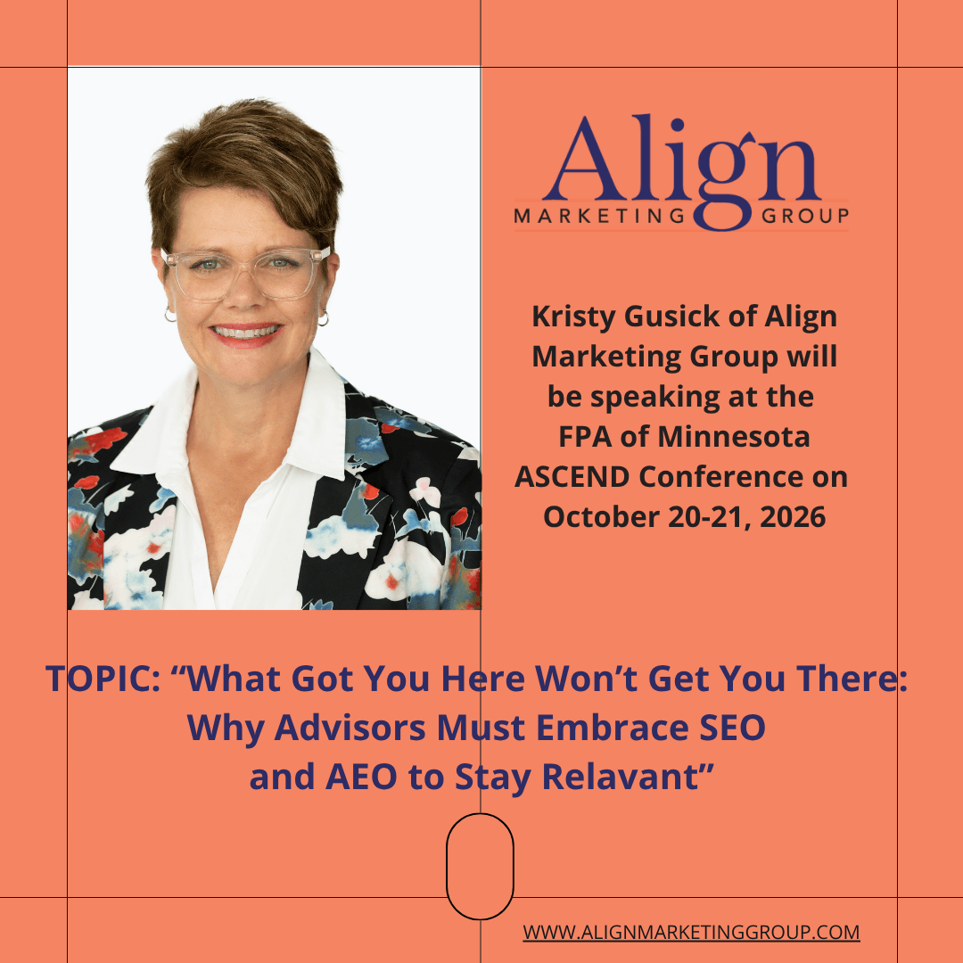 Align Marketing Group Founder Kristy Gusick Selected to Speak at FPA of Minnesota ASCEND Conference