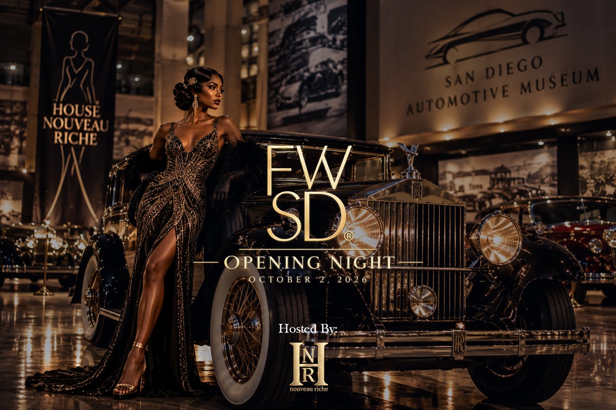 House Nouveau Riche Brings the Roaring Twenties Into the Future at Fashion Week San Diego