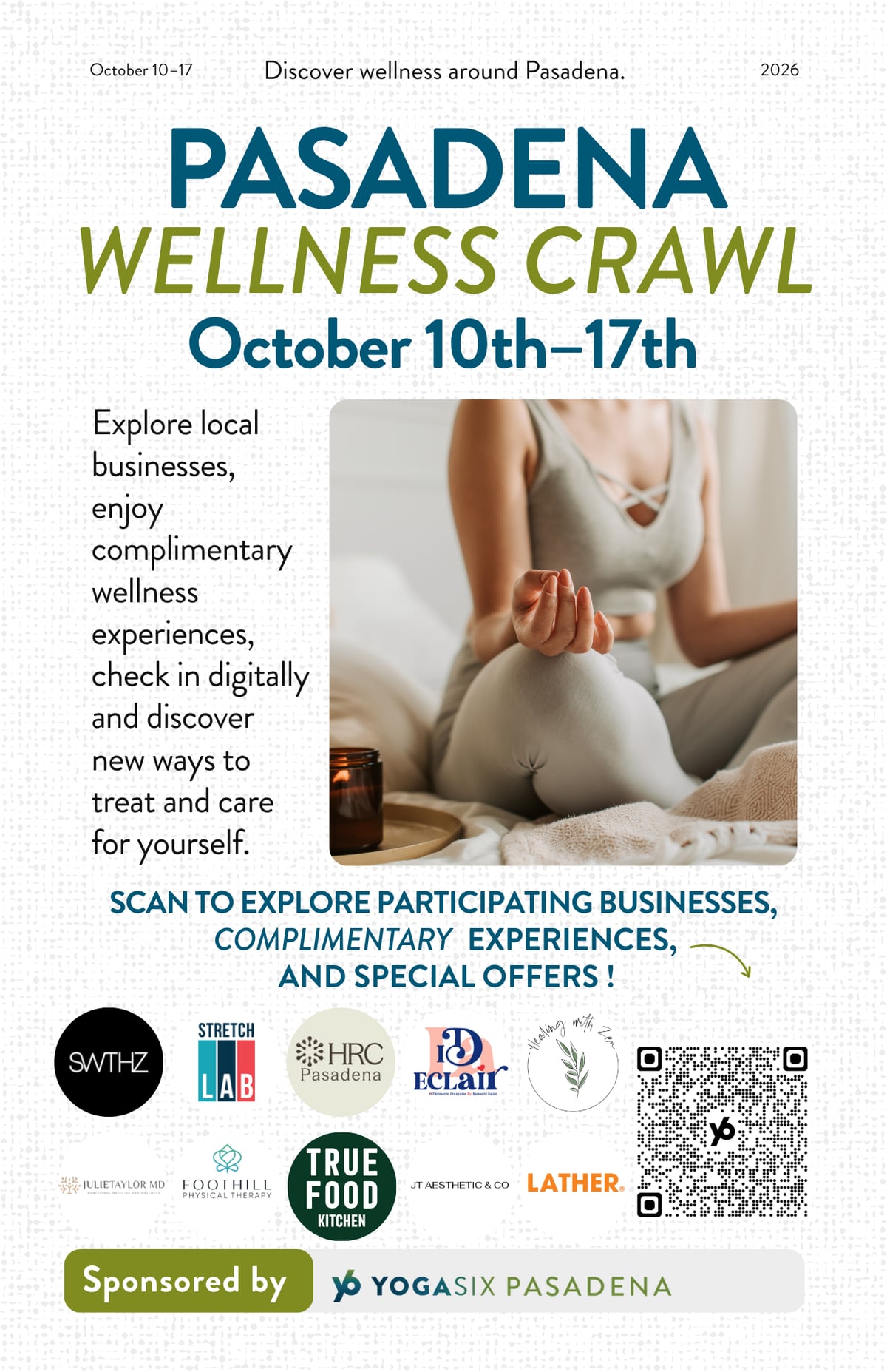 Pasadena wellness crawl to offer eight days of free wellness experiences