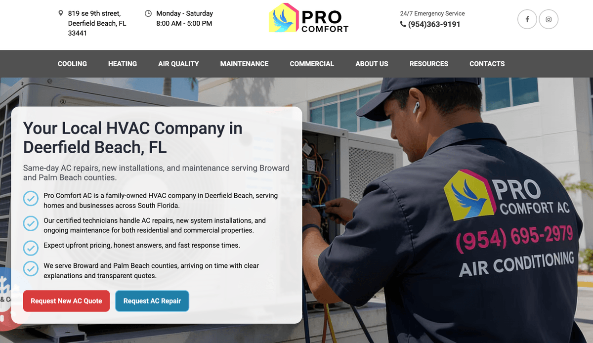 HVAC company in Boca Raton, FL