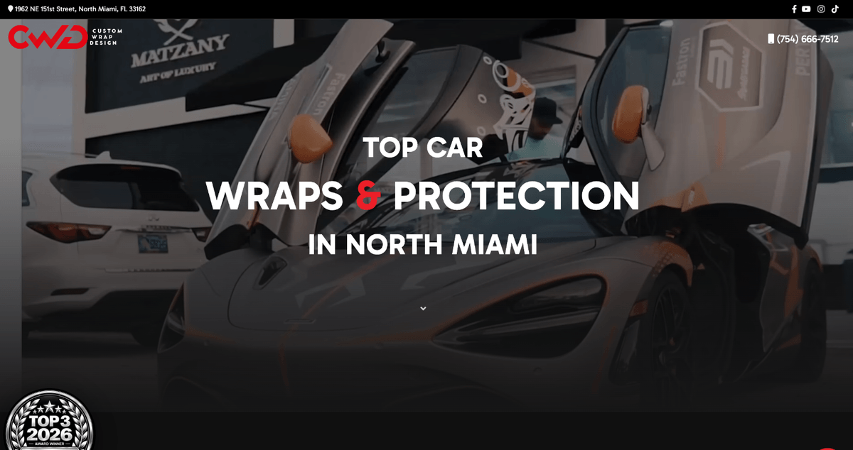 Custom Wrap Design Top Wrap & Protection in North Miami