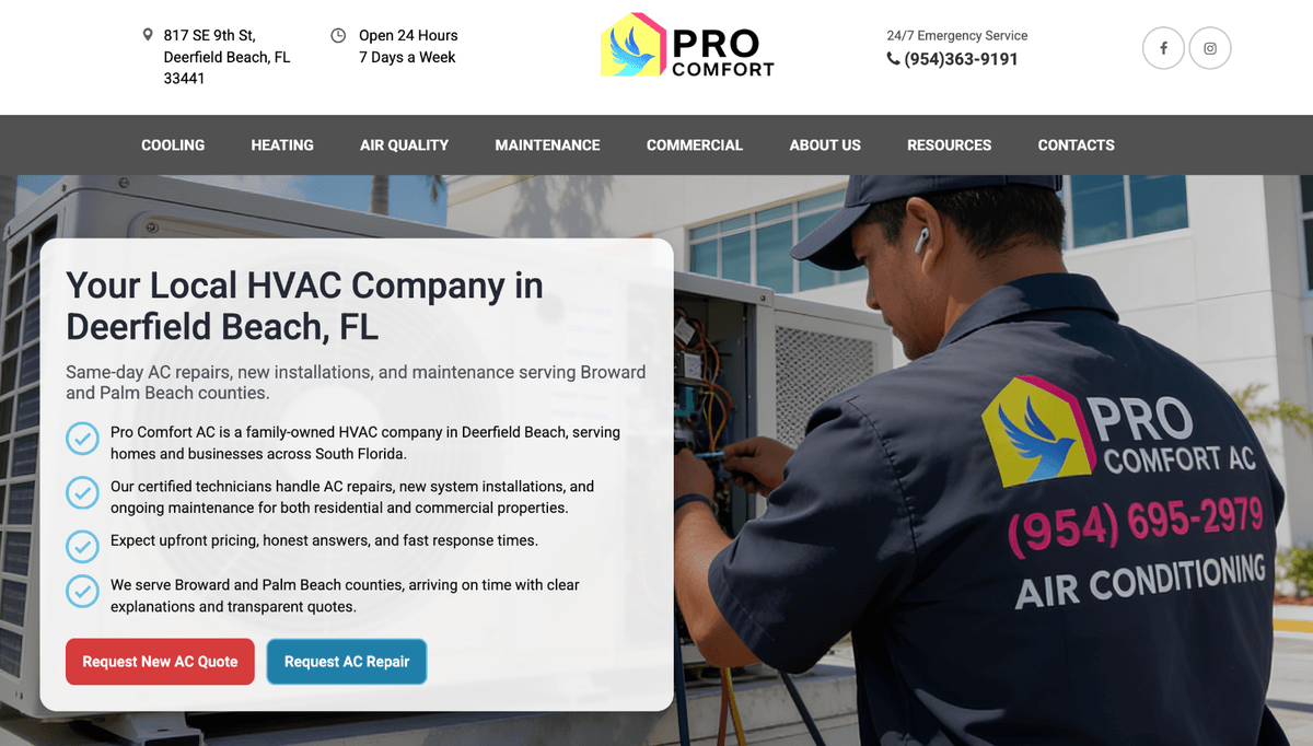 HVAC Installation Boca Raton FL