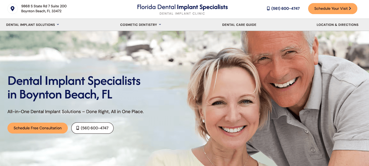 Florida Dental Implant Specialists Lays Out Options From Implant Dentures to All On 4