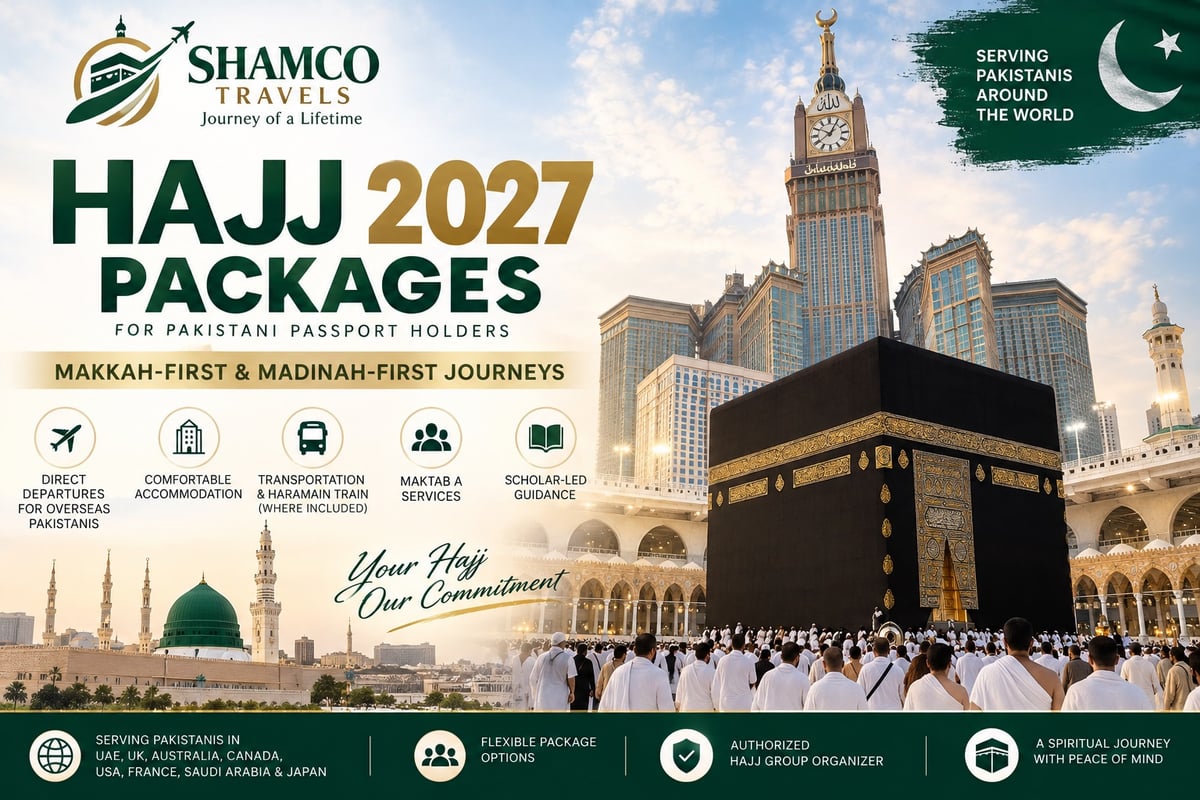 Luxury Hajj Packages from Pakistan 2027