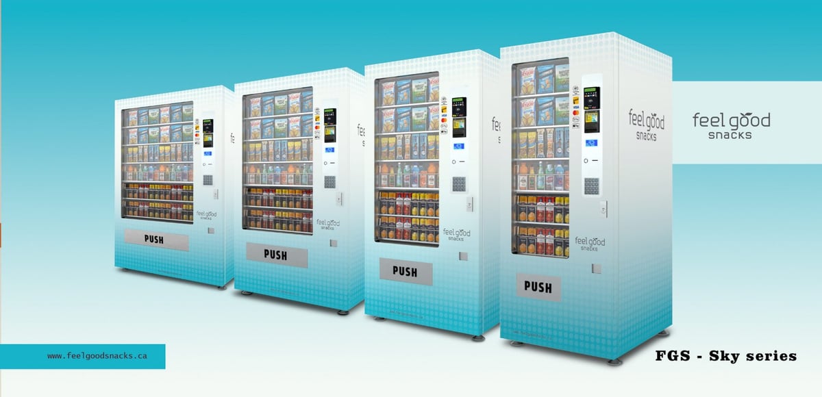 Feel Good Snacks Expands Access to Vending Machines for Sale Across Canada