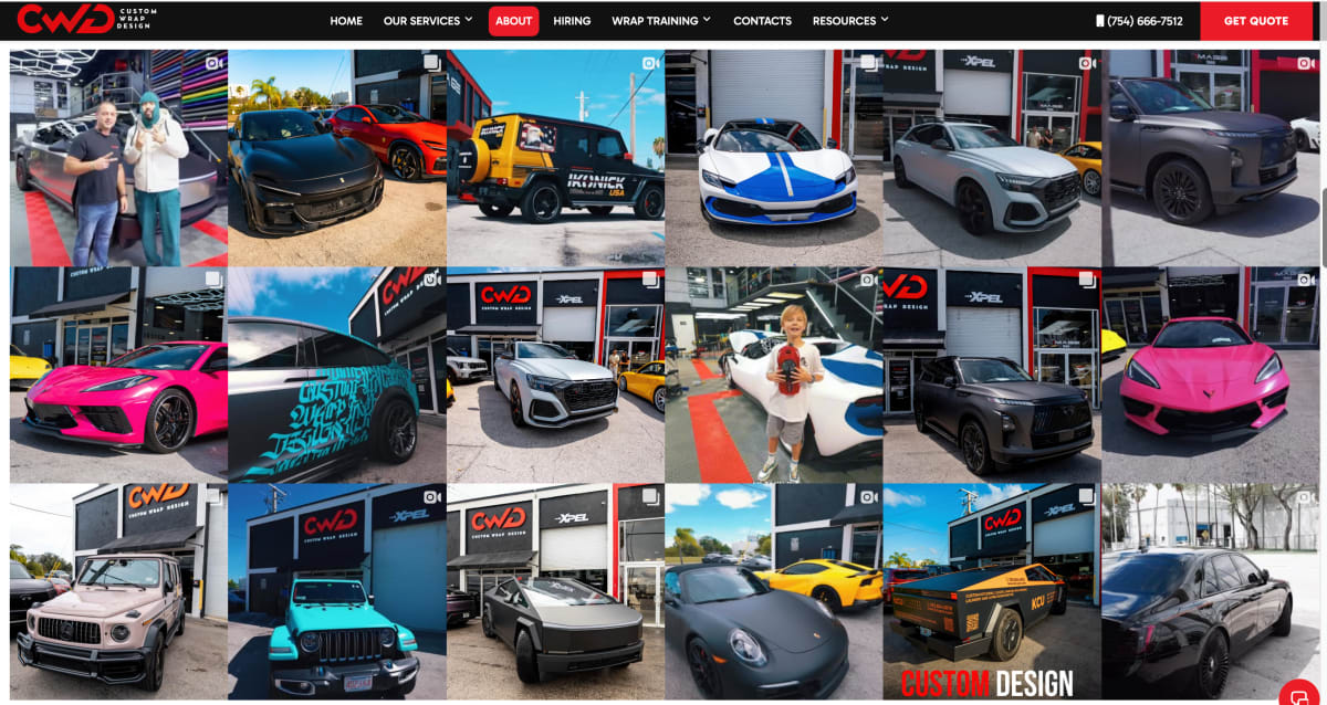 Custom Wrap Design Launches Comprehensive Auto Customization Services Including PPF, Ceramic Coating, and Tint in Miami